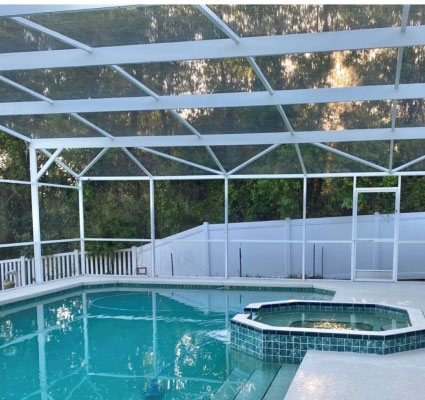 Pool Enclosure Cleaning near me Central Florida 03